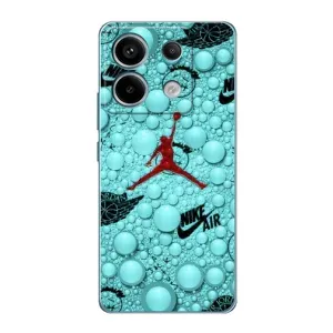 Силіконовый Чохол Nike Air Jordan на Редмі Нот 13 Про (5G) (Джордан Найк)