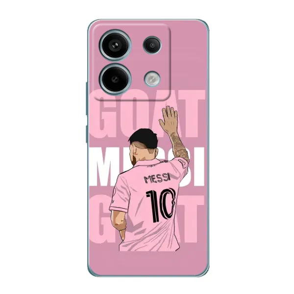 Чехол с рисунком «GOAT MESSI» для Xiaomi Redmi Note 13 Pro (5G) Чехол с рисунком «GOAT MESSI» для Xiaomi Redmi Note 13 Pro (5G)
