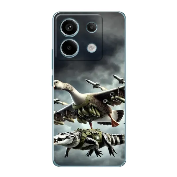 Чехол с рисунком «Гусини и крокодило» для Xiaomi Redmi Note 13 Pro (5G) Чехол с рисунком «Гусини и крокодило» для Xiaomi Redmi Note 13 Pro (5G)