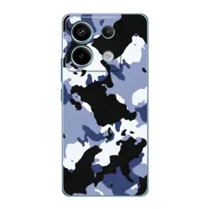 Камуфляжный Чехол для Редми Нот 13 Про (5G) (Камуфляжный Серый)