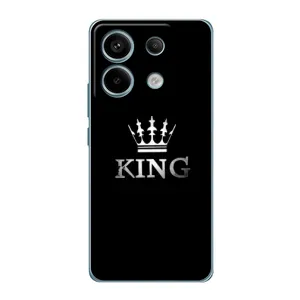 Чохол (Корона на чорному фоні) для Редмі Нот 13 Про (5G) (KING)