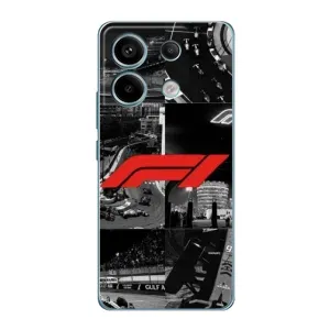 Чехол фильм Формула 1 для Xiaomi Redmi Note 13 Pro (5G) (Коллаж Формула 1)