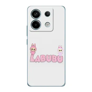 Чехол с принтом Лабубу для Xiaomi Redmi Note 13 Pro (5G) (Логотип Лабубу)