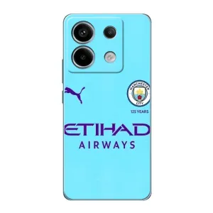 Силіконові Чохли з принтом Футбол на Xiaomi Redmi Note 13 Pro (5G) (Man City)
