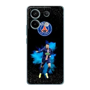 Чехол (TPU) с Футболистом на Xiaomi Redmi Note 13 Pro (5G) (Мбаппе ПСЖ)