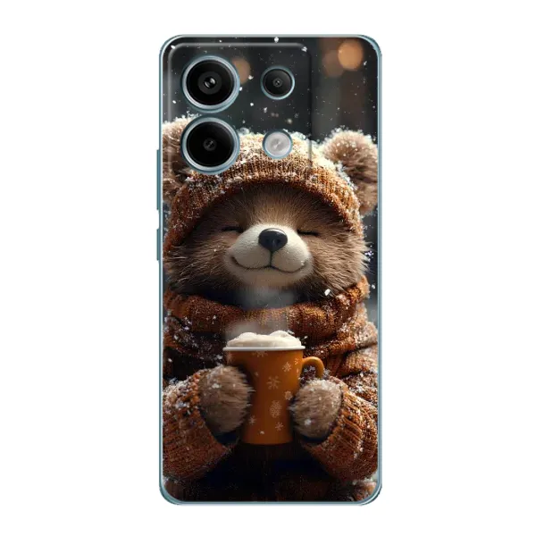 Чехол с рисунком «Медвежонок с кофе» для Xiaomi Redmi Note 13 Pro (5G) Чехол с рисунком «Медвежонок с кофе» для Xiaomi Redmi Note 13 Pro (5G)