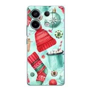 Чехол Санта Клаус для Xiaomi Redmi Note 13 Pro (5G) (Одежда)