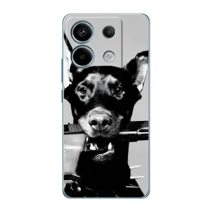 Чохол ДОБЕРМАН для Xiaomi Redmi Note 13 Pro (5G) (Небезпечний доберман)