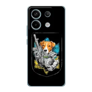 Чехол с принтом для Xiaomi Redmi Note 13 Pro (5G) (Патрон Воин)