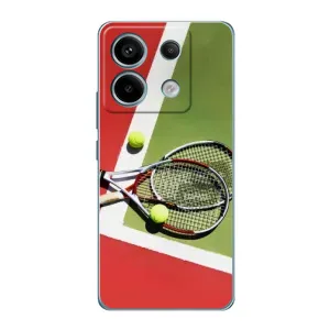 Чехлы с принтом Спортивная тематика для Xiaomi Redmi Note 13 Pro (5G) (Ракетки теннис)