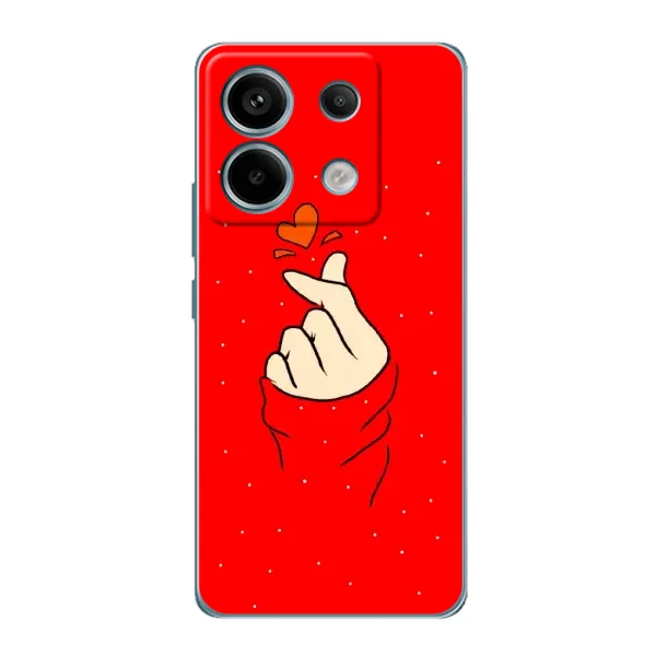 Чехол с рисунком «Сердце на красном» для Xiaomi Redmi Note 13 Pro (5G) Чехол с рисунком «Сердце на красном» для Xiaomi Redmi Note 13 Pro (5G)