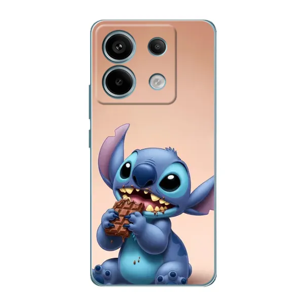 Чехол с рисунком «Стич с шоколадом» для Xiaomi Redmi Note 13 Pro (5G) Чехол с рисунком «Стич с шоколадом» для Xiaomi Redmi Note 13 Pro (5G)