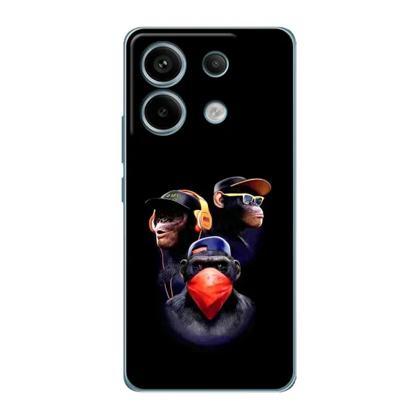 Чехол с рисунком «Три обезьяны» для Xiaomi Redmi Note 13 Pro (5G) Чехол с рисунком «Три обезьяны» для Xiaomi Redmi Note 13 Pro (5G)