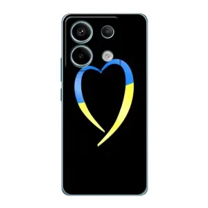 Силиконовый Чехол на Xiaomi Redmi Note 13 Pro (5G) (Я-Украина) (Украинское сердце)