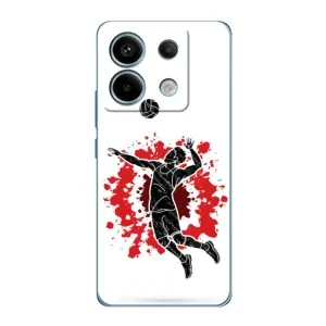 Чехлы с принтом Спортивная тематика для Xiaomi Redmi Note 13 Pro (5G) (Волейболист)