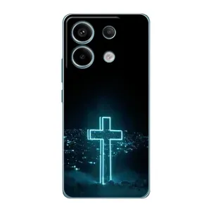 Чехлы для Редми Нот 13 Про (5G) (Крест Иисуса) (Яркий Крест)