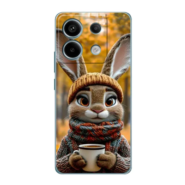 Чехол с рисунком «Зайчик с кофе» для Xiaomi Redmi Note 13 Pro (5G) Чехол с рисунком «Зайчик с кофе» для Xiaomi Redmi Note 13 Pro (5G)