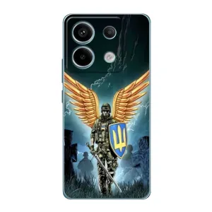 Патриотический Чехол для Xiaomi Redmi Note 13 Pro (5G) (ЗСУ з крильями)