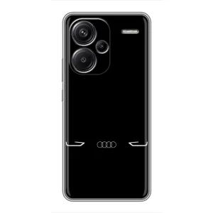 Силіконовий бампер з картинкою машини на Xiaomi Redmi Note 13 Pro Plus (Сілует Audi)