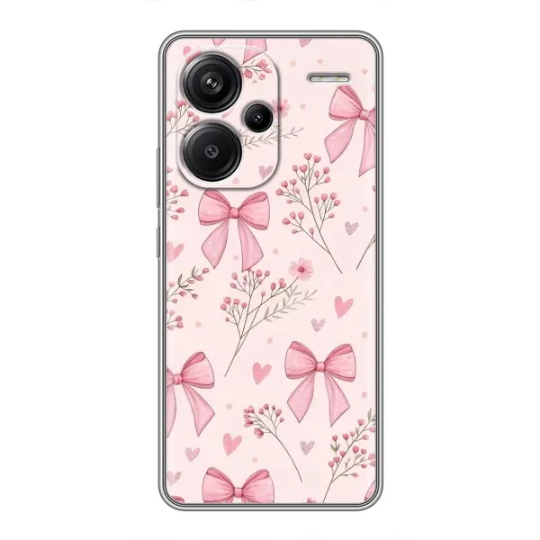 Чехол с рисунком «Банты с цветами» для Xiaomi Redmi Note 13 Pro Plus Чехол с рисунком «Банты с цветами» для Xiaomi Redmi Note 13 Pro Plus