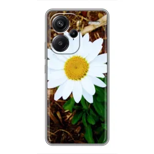 Чехол с ромашками на Xiaomi Redmi Note 13 Pro Plus (Белая ромашка)