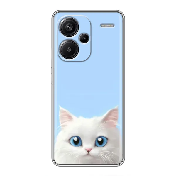 Чехол с рисунком «Белый кот» для Xiaomi Redmi Note 13 Pro Plus Чехол с рисунком «Белый кот» для Xiaomi Redmi Note 13 Pro Plus