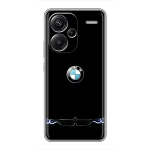 Силіконовий бампер з картинкою машини на Xiaomi Redmi Note 13 Pro Plus (Чорний BMW)