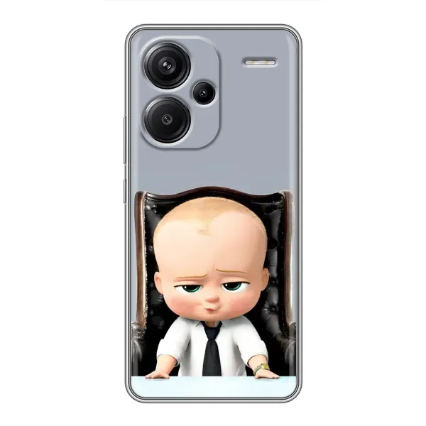 Чехол с рисунком «BOSS» для Xiaomi Redmi Note 13 Pro Plus