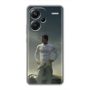 Чехол фильм Формула 1 для Xiaomi Redmi Note 13 Pro Plus (Бред Питт)