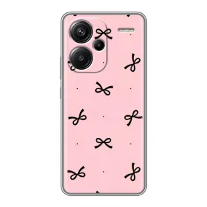 Чохол банти для Xiaomi Redmi Note 13 Pro Plus (Чорні бантики)