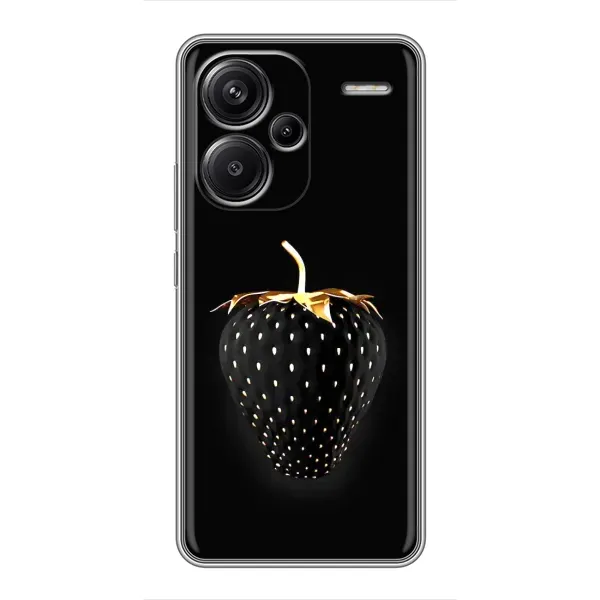 Чехол с рисунком «Чёрная клубника» для Xiaomi Redmi Note 13 Pro Plus Чехол с рисунком «Чёрная клубника» для Xiaomi Redmi Note 13 Pro Plus