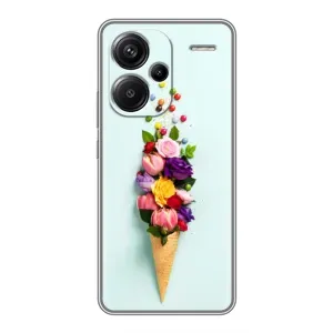 Чехлы с тематикой "ЦВЕТЫ" на Xiaomi Redmi Note 13 Pro Plus (Цветок-мороженное)