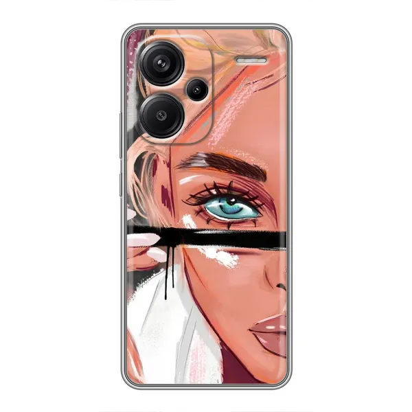 Чехол с рисунком «Девушка и ресницы» для Xiaomi Redmi Note 13 Pro Plus Чехол с рисунком «Девушка и ресницы» для Xiaomi Redmi Note 13 Pro Plus