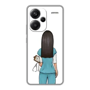 Силіконовий бампер (Працівники) на Xiaomi Redmi Note 13 Pro Plus (Лікар)