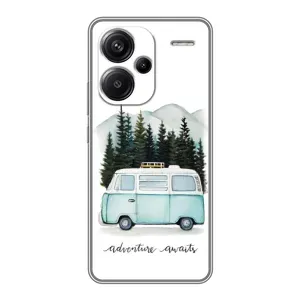 Силиконовый бампер с картинкой машины на Xiaomi Redmi Note 13 Pro Plus