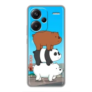 Чехлы с Пандами на Xiaomi Redmi Note 13 Pro Plus (Друзья)