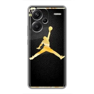 Силіконовый Чохол Nike Air Jordan на Редмі Нот 13 Про Плюс (Джордан 23)