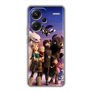 Чехол дракон Беззубик для Xiaomi Redmi Note 13 Pro Plus (Герои дракона)