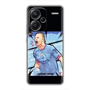 Чехлы с принтом для Xiaomi Redmi Note 13 Pro Plus Футболист (гол Эрлинг Холланд)