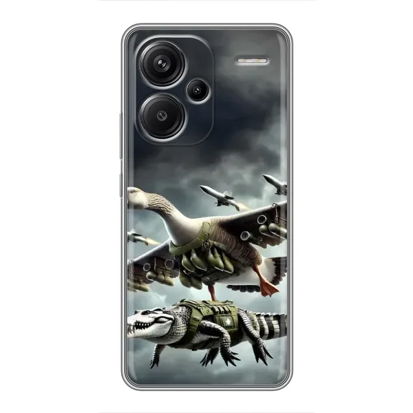 Чехол с рисунком «Гусини и крокодило» для Xiaomi Redmi Note 13 Pro Plus Чехол с рисунком «Гусини и крокодило» для Xiaomi Redmi Note 13 Pro Plus