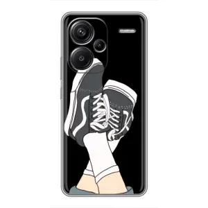 Чехол с Прикольным принтом на Xiaomi Redmi Note 13 Pro Plus (Кеды)