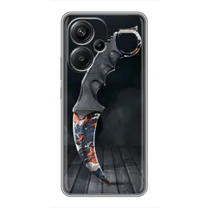 Чехол КИБЕРСПОРТ для Xiaomi Redmi Note 13 Pro Plus (Кинжал КС ГО)