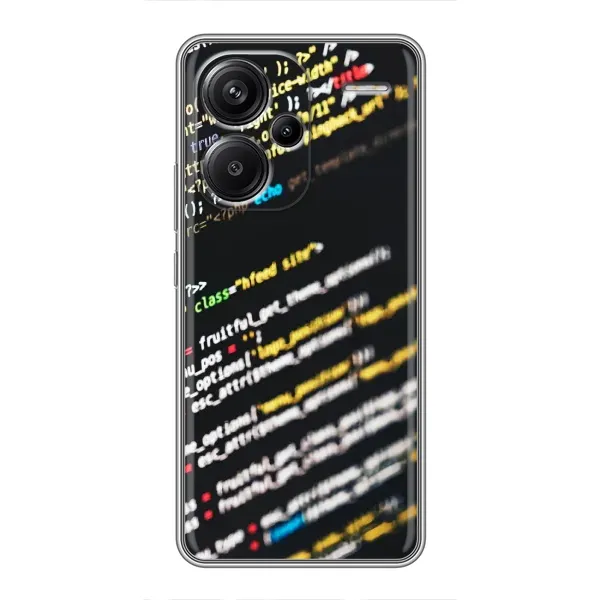 Чехол с рисунком «Код» для Xiaomi Redmi Note 13 Pro Plus