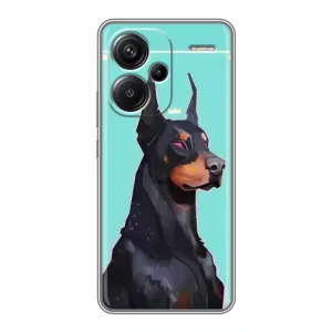 Чехол ДОБЕРМАН для Xiaomi Redmi Note 13 Pro Plus (Король доберман)