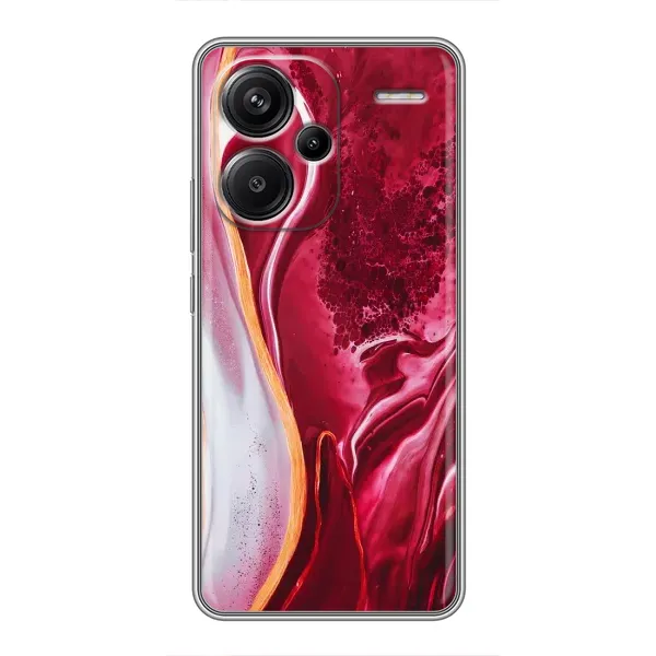 Чехол с рисунком «Красный мрамор» для Xiaomi Redmi Note 13 Pro Plus Чехол с рисунком «Красный мрамор» для Xiaomi Redmi Note 13 Pro Plus