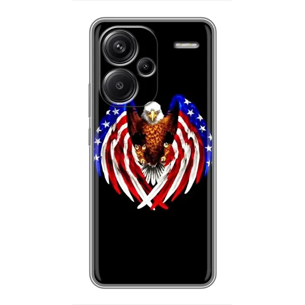 Чехол с рисунком «Крылья США» для Xiaomi Redmi Note 13 Pro Plus Чехол с рисунком «Крылья США» для Xiaomi Redmi Note 13 Pro Plus