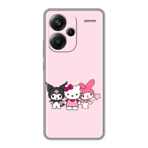 Чехол с персонажем Куроми на Xiaomi Redmi Note 13 Pro Plus (Куроми Мелоди Китти)
