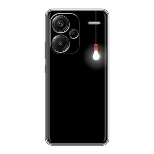 Чехол с рисунком «Лампочка» для Xiaomi Redmi Note 13 Pro Plus