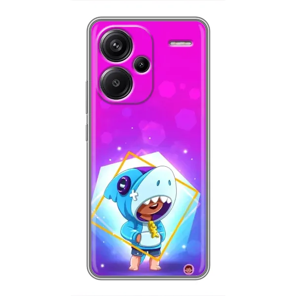 Чехол с рисунком «Леон в костюме Акулы» для Xiaomi Redmi Note 13 Pro Plus
