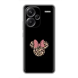 Чехол с леопардовым принтом на Xiaomi Redmi Note 13 Pro Plus (Леопардовая Минни)